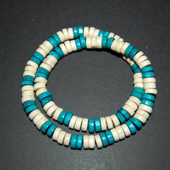 Men Necklace,Wood Necklace,Surfer Necklace,Tribal Style,Chocker,Beach Necklace - Picture 3 of 4